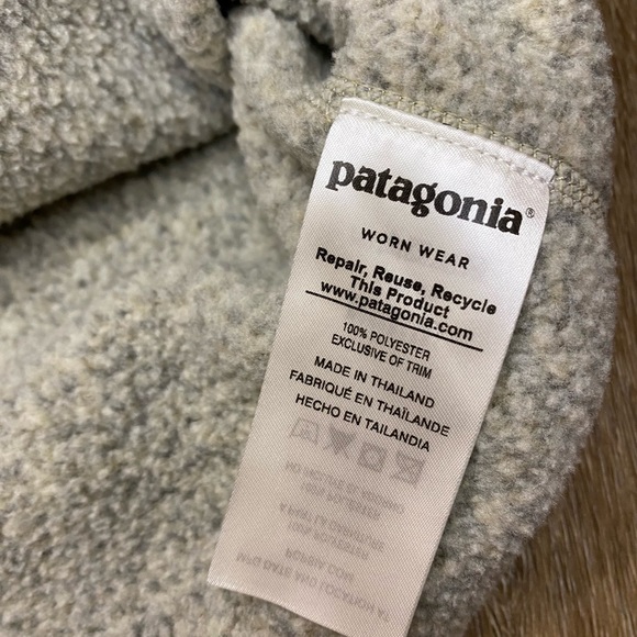 Patagonia 1/4 zip fleece- men’s small (brown/tan - Picture 14 of 14